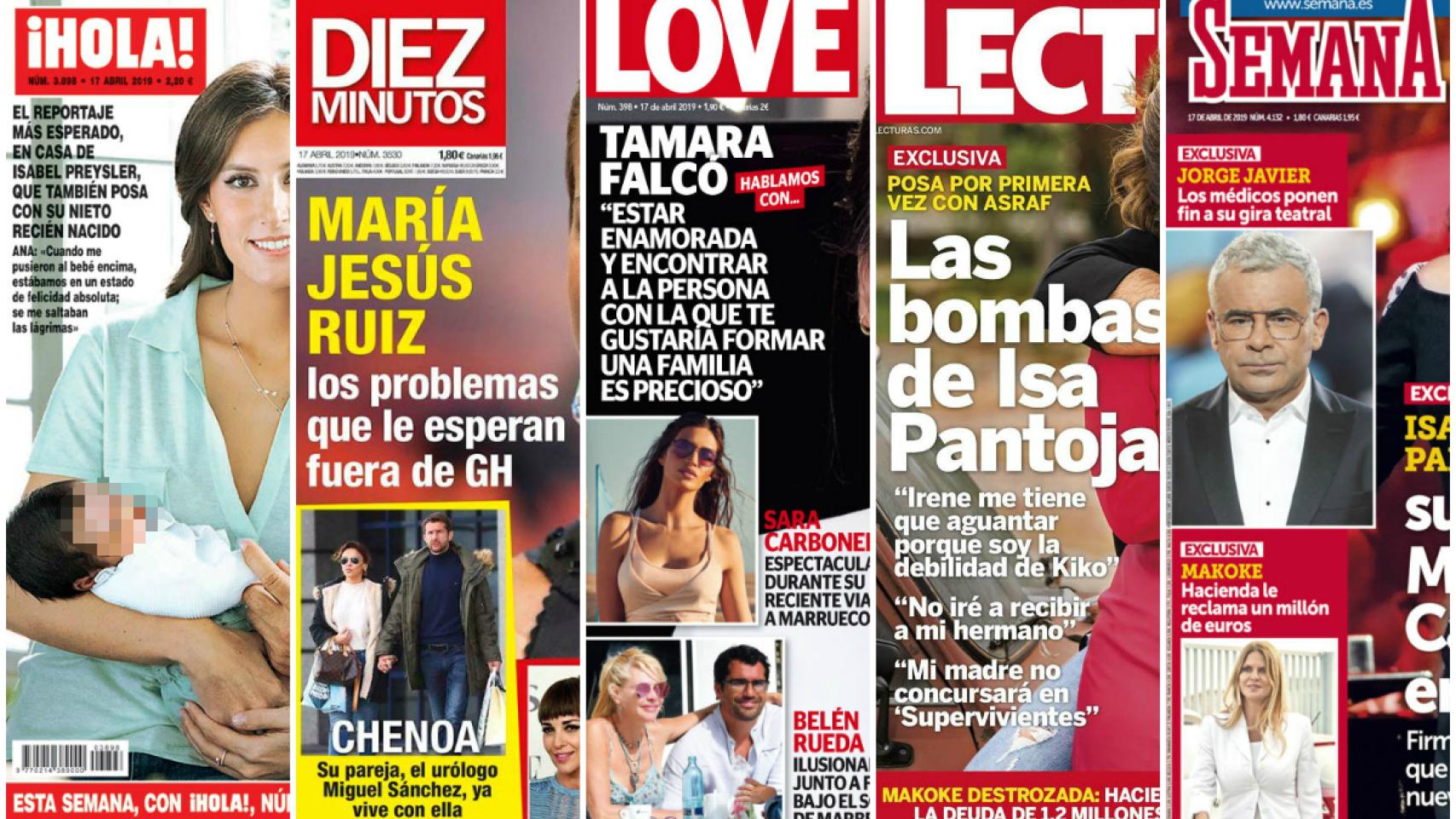 Estas son las revistas de este miércoles.