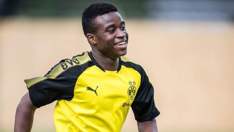 Youssoufa Moukoko. Foto: Twitter (@DFB)