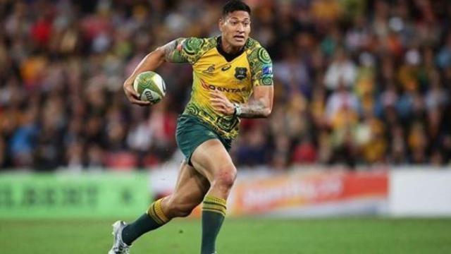 Israel Folau. Foto: Instagram (@izzyfolau)