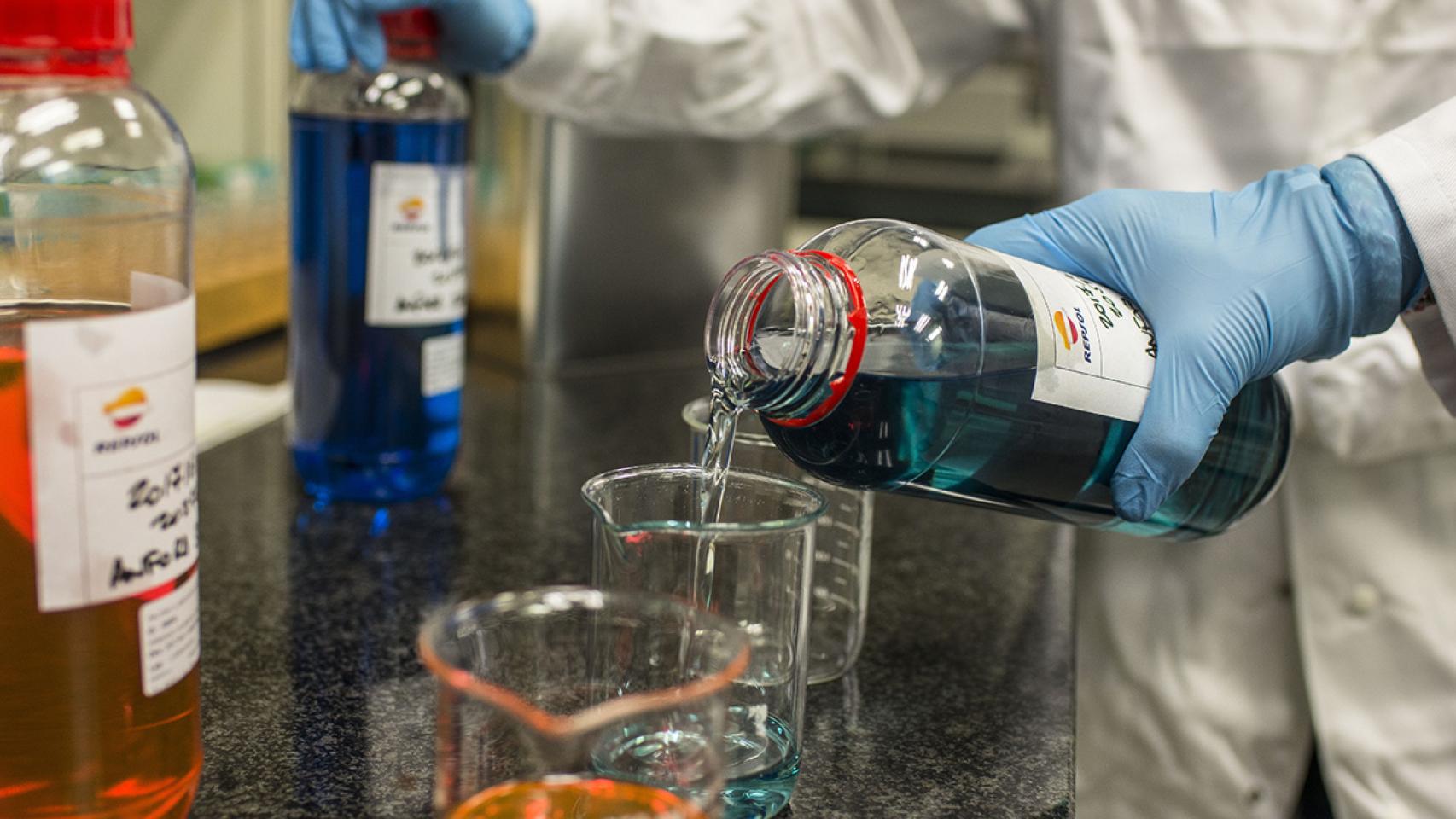 Uno de los laboratorios del Centro de Tecnología de Repsol, en Móstoles.