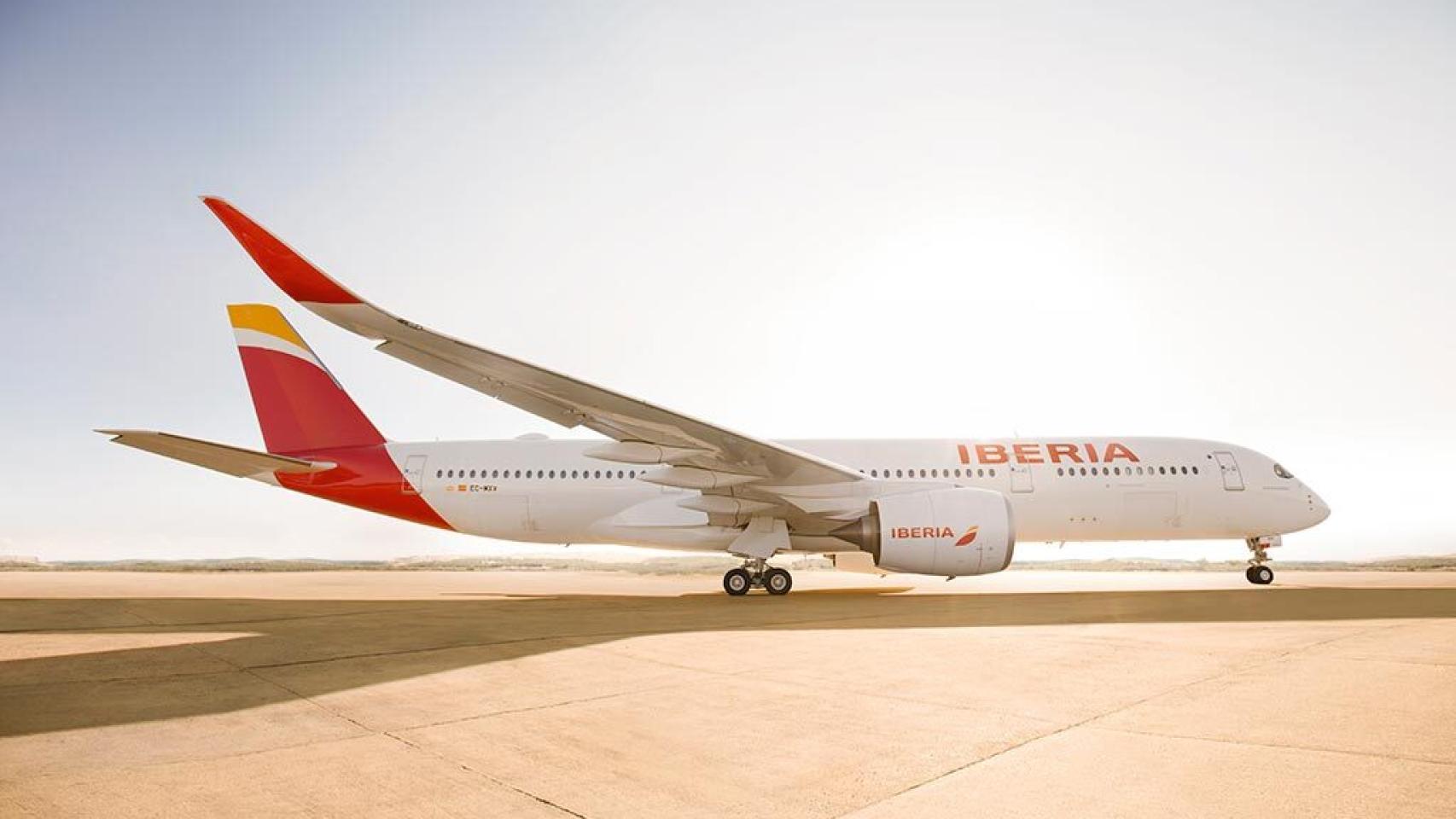 Un Airbus A350 de Iberia.