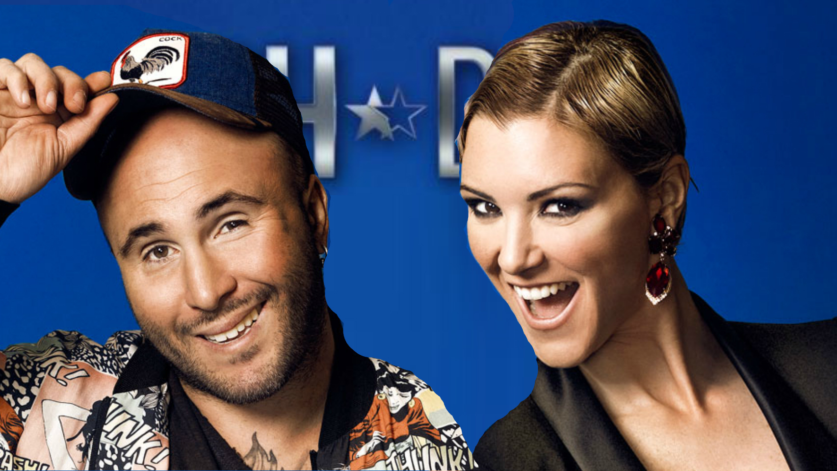 Kiko Rivera y María Jesús Ruiz en un montaje de JALEOS.