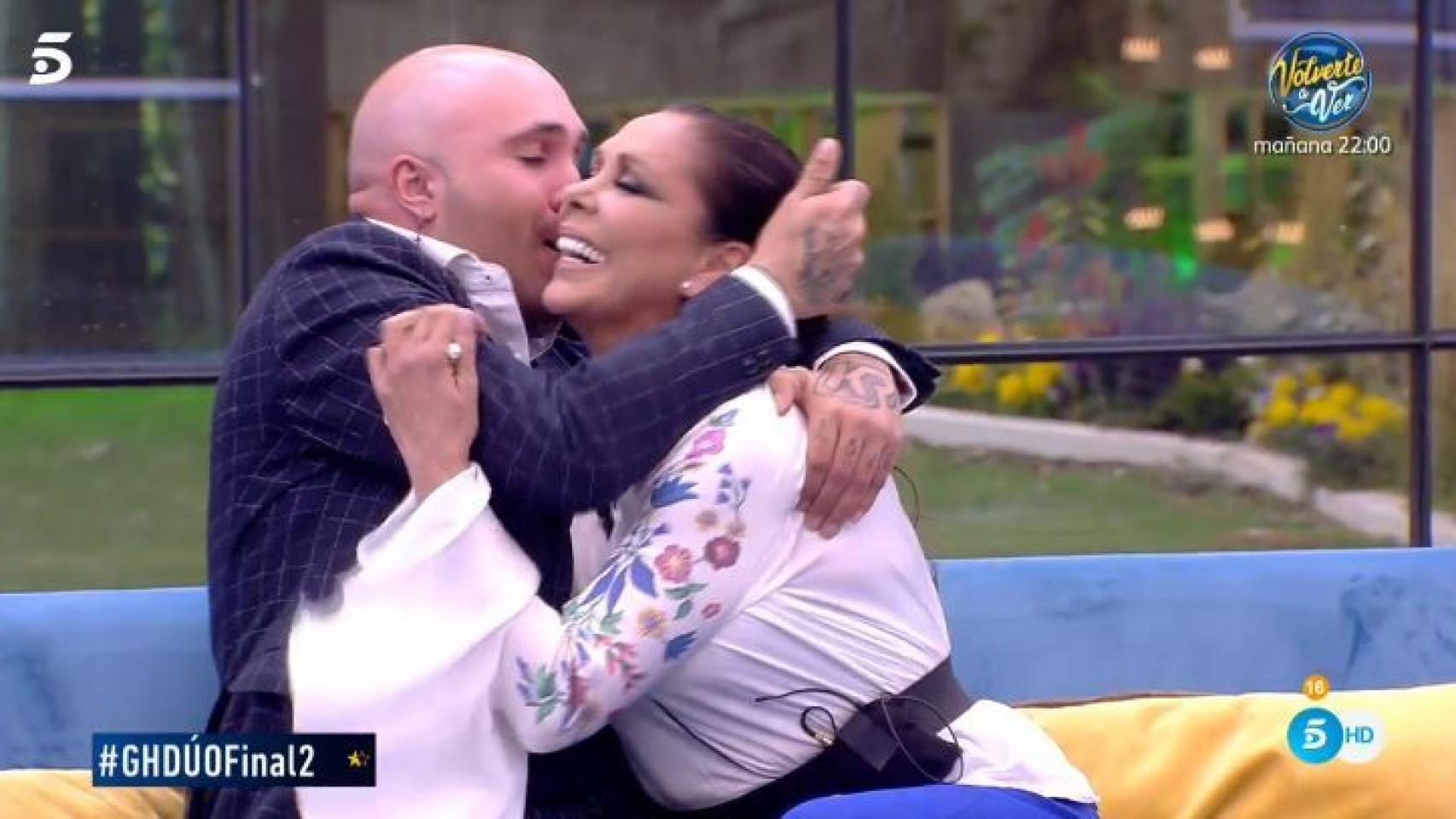 Kiko Rivera durante su reencuentro con Isabel Pantoja en 'GH DÚO'.