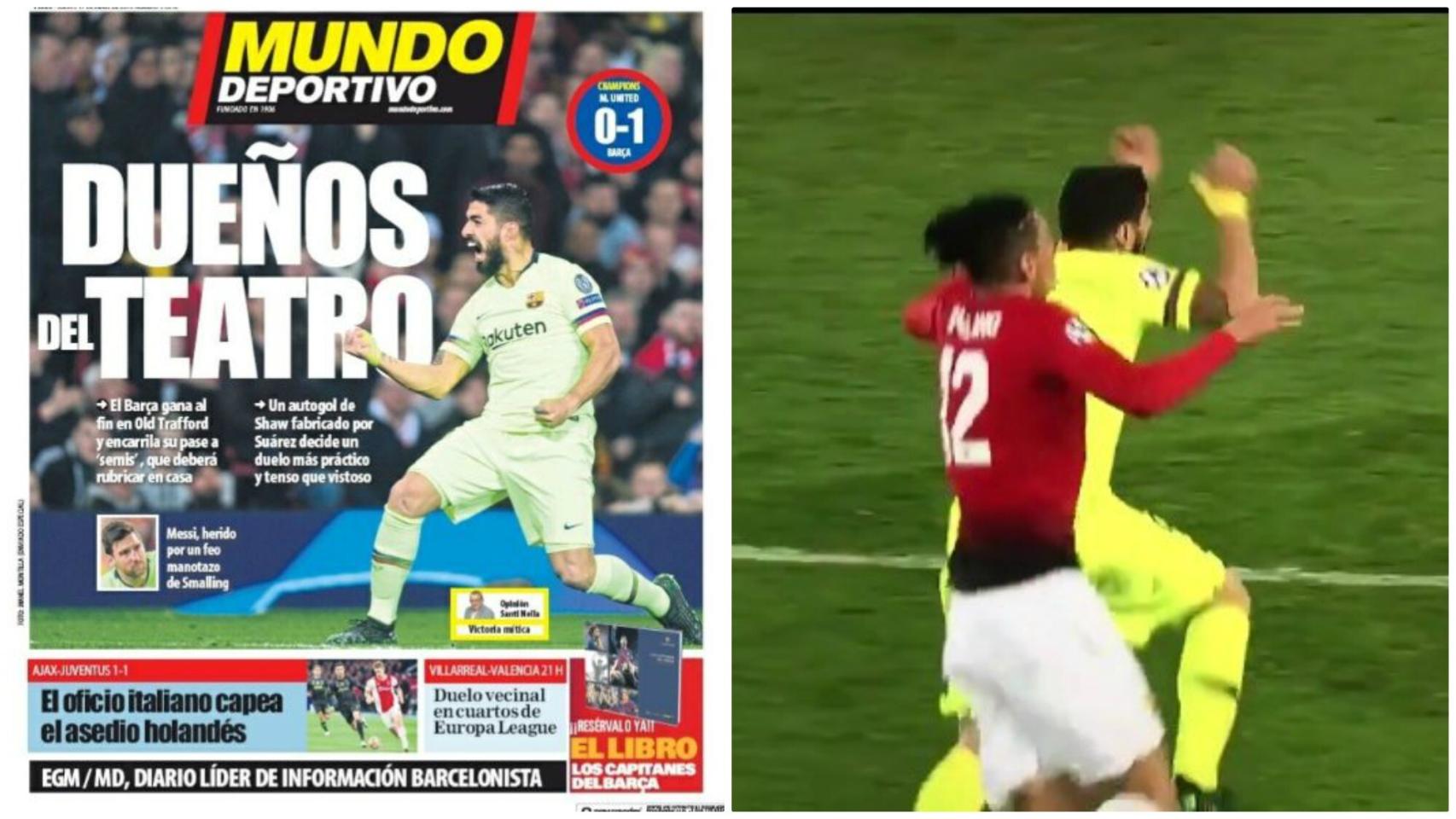 Mundo Deportivo y la actuación del Barcelona