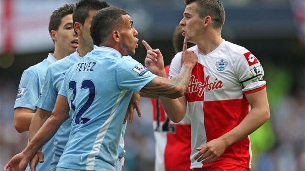 Joey Barton y Carlos Tévez