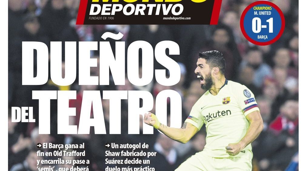 Portada Mundo Deportivo (11/04/19)