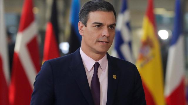 Pedro Sánchez llega a una reunión sobre el 'brexit' celebrada en el Consejo Europeo de Bruselas.