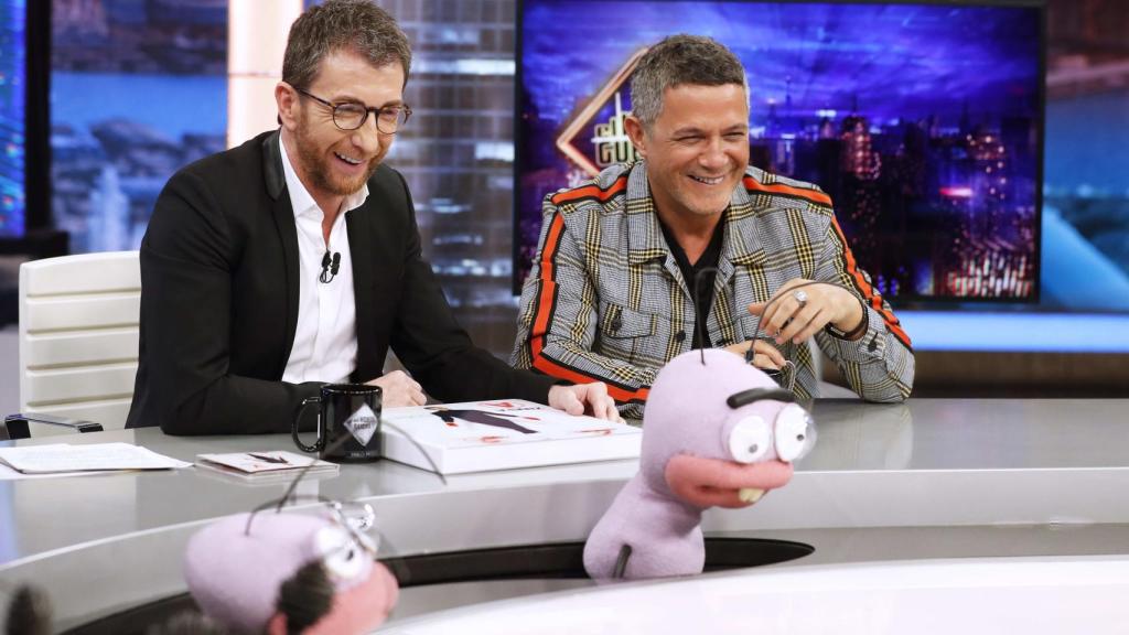 Este jueves quedó patente la buena relación entre Pablo Motos y Alejandro Sanz.