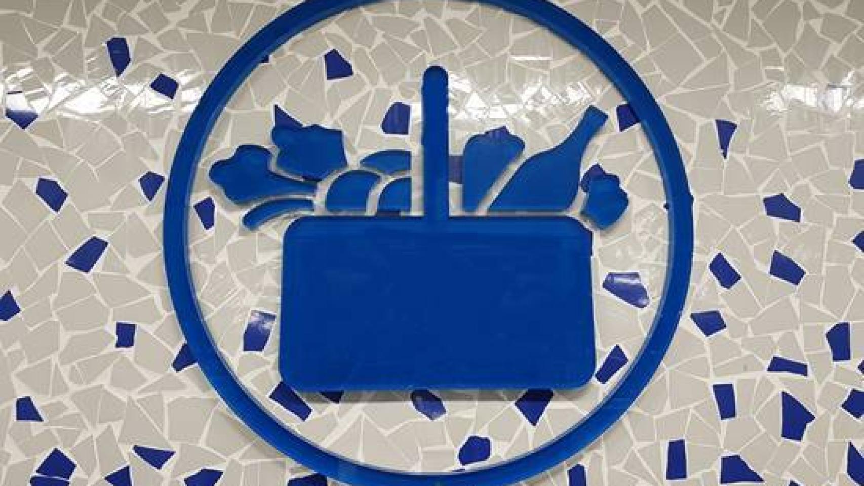 El logo de Mercadona en 'trencadís'.