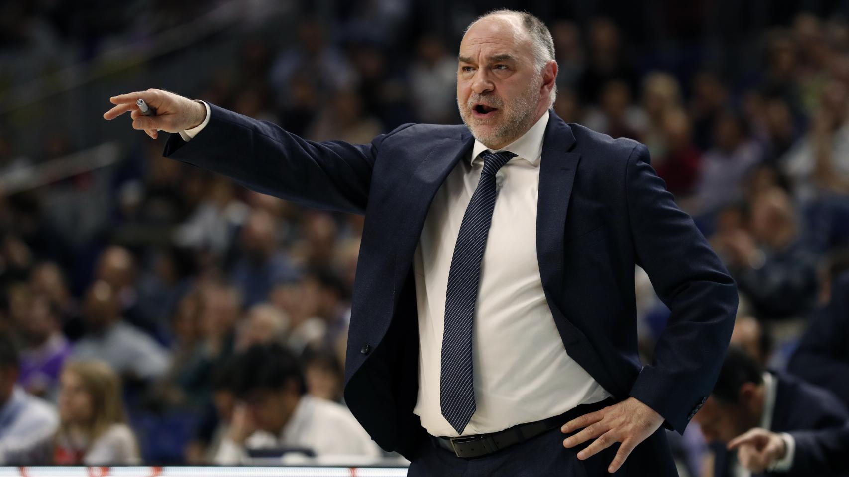 Pablo Laso, en el duelo ante Obradoiro