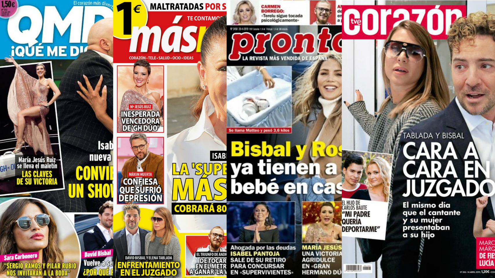 Las revistas de este lunes en un montaje de JALEOS.