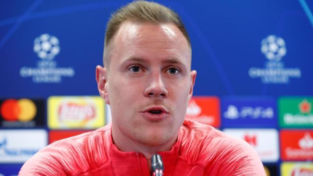 Ter Stegen, en rueda de prensa