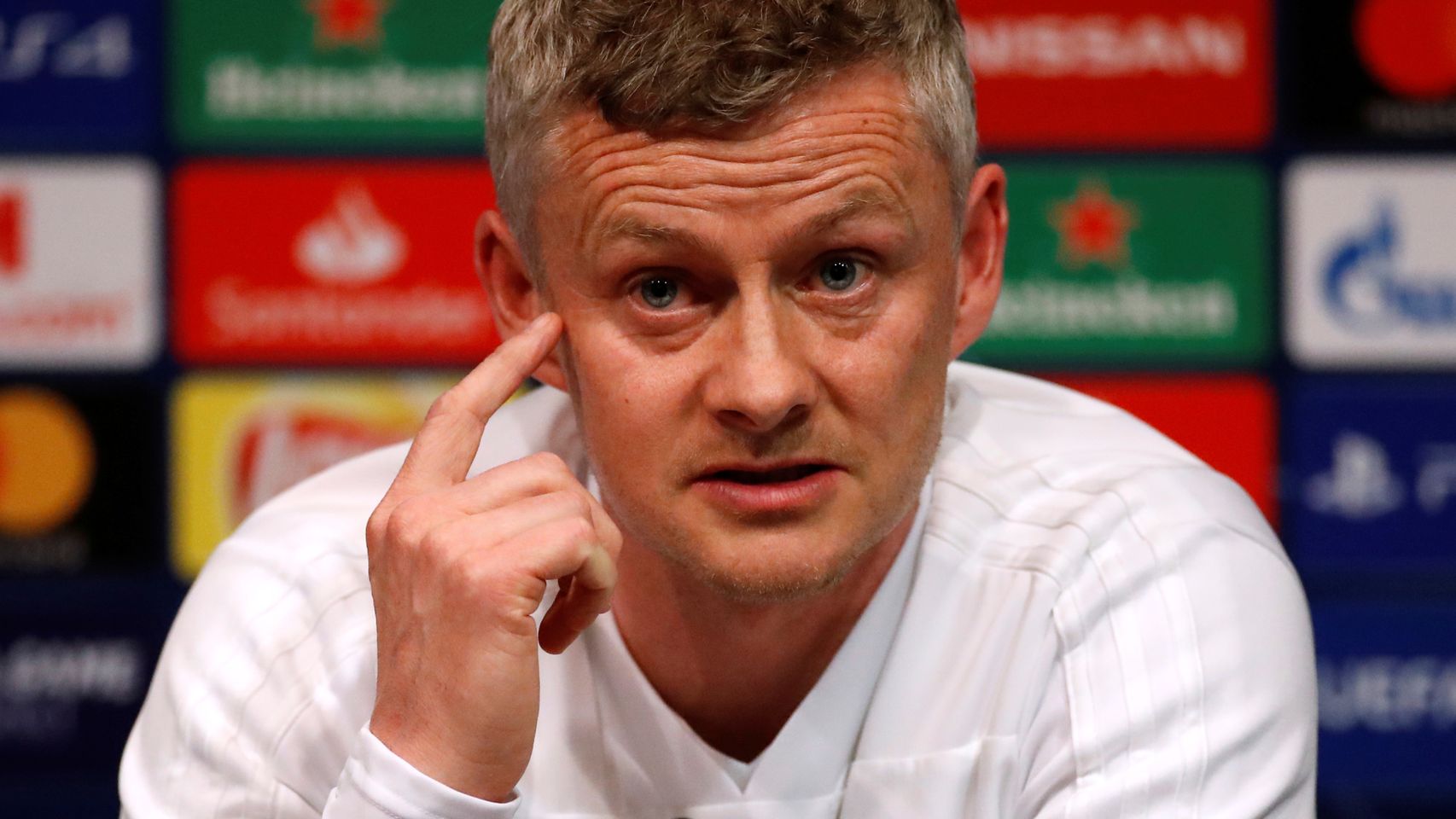Solskjaer, en rueda de prensa previa a la Champions League