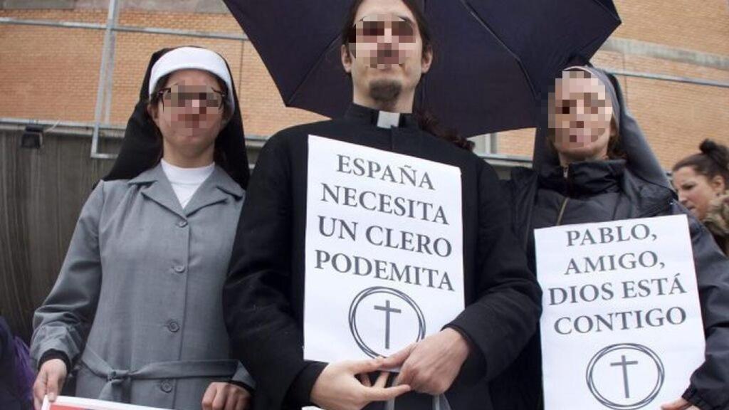 Anónimo García, durante otra de las 'performances' de Homo Velamine.