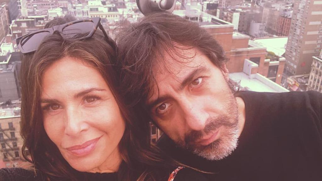 Nuria Roca y Juan del Val, en la azotea de su lujoso hotel en NYC.