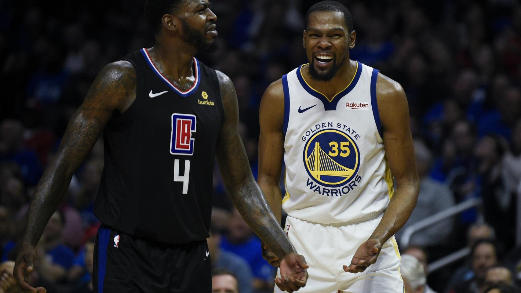 Durant, después de que le señalaran una técnica