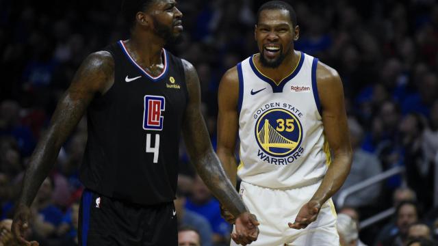 Durant, después de que le señalaran una técnica
