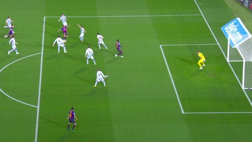 Indignación en la Real Sociedad por no anular el gol de Jordi Alba por fuera de juego