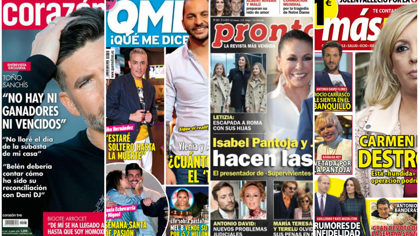 Estas son las revistas de este lunes.