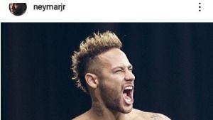 Publicación de Neymar en Instagram que después borró