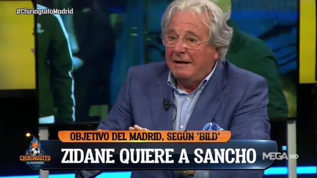 Jorge D'Alessandro, en El Chiringuito. Foto: Twitter (@elchiringuitotv)
