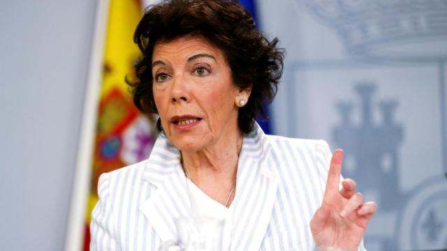 Celáa, durante una rueda de prensa del Consejo de Ministros