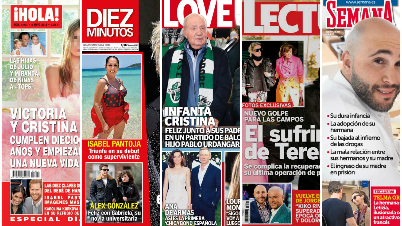 Las portadas adelantan al martes su lanzamiento a los kioscos.