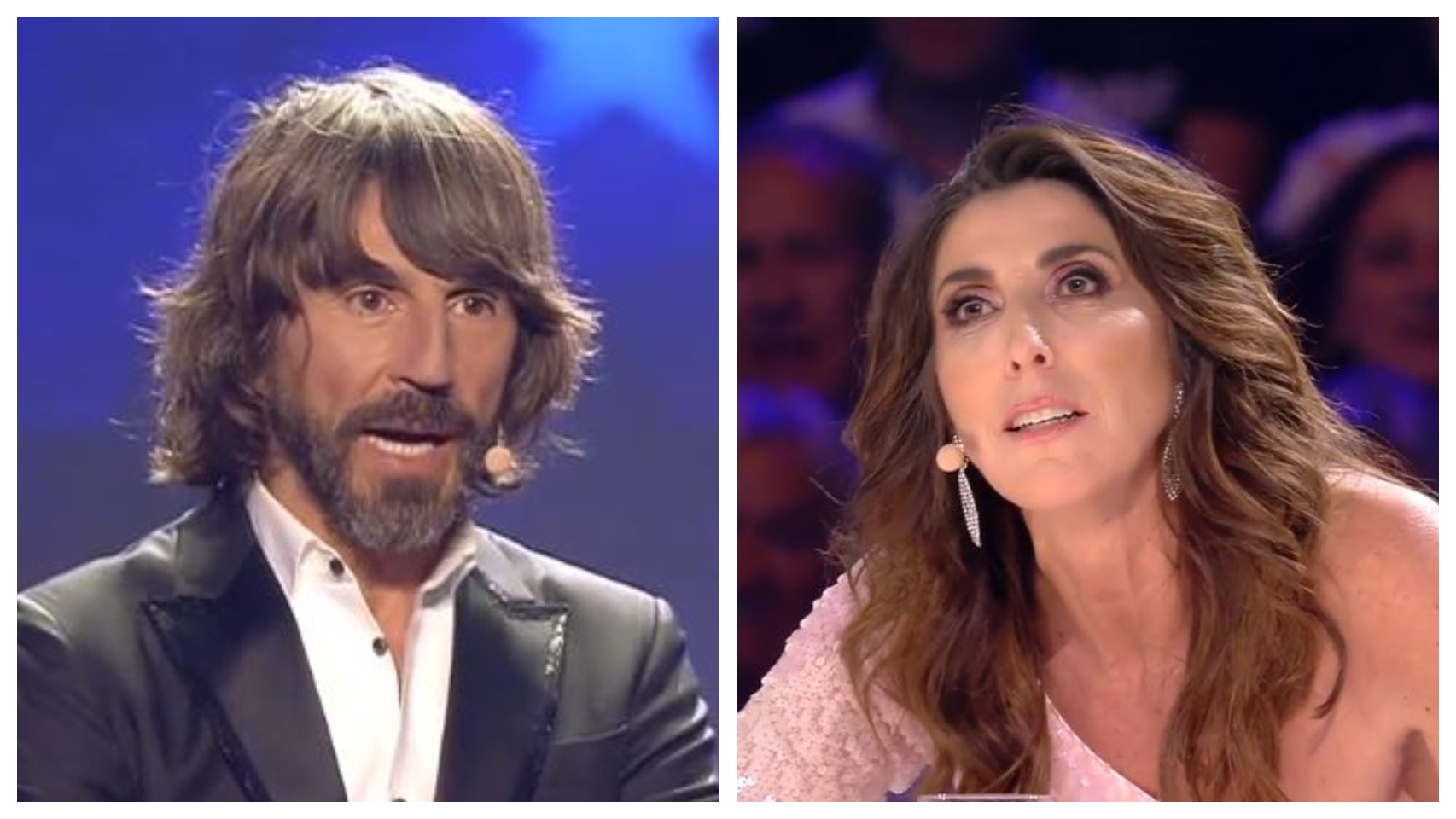 Santi Millán y Paz Padilla en la final de 'Got Talent' en un montaje de JALEOS.
