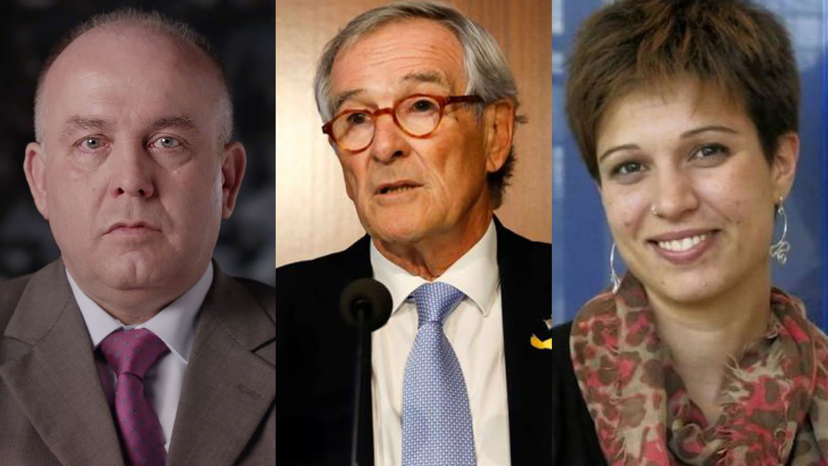 Gonzalo Boye, Xavier Trias y Beatriz Talegón.