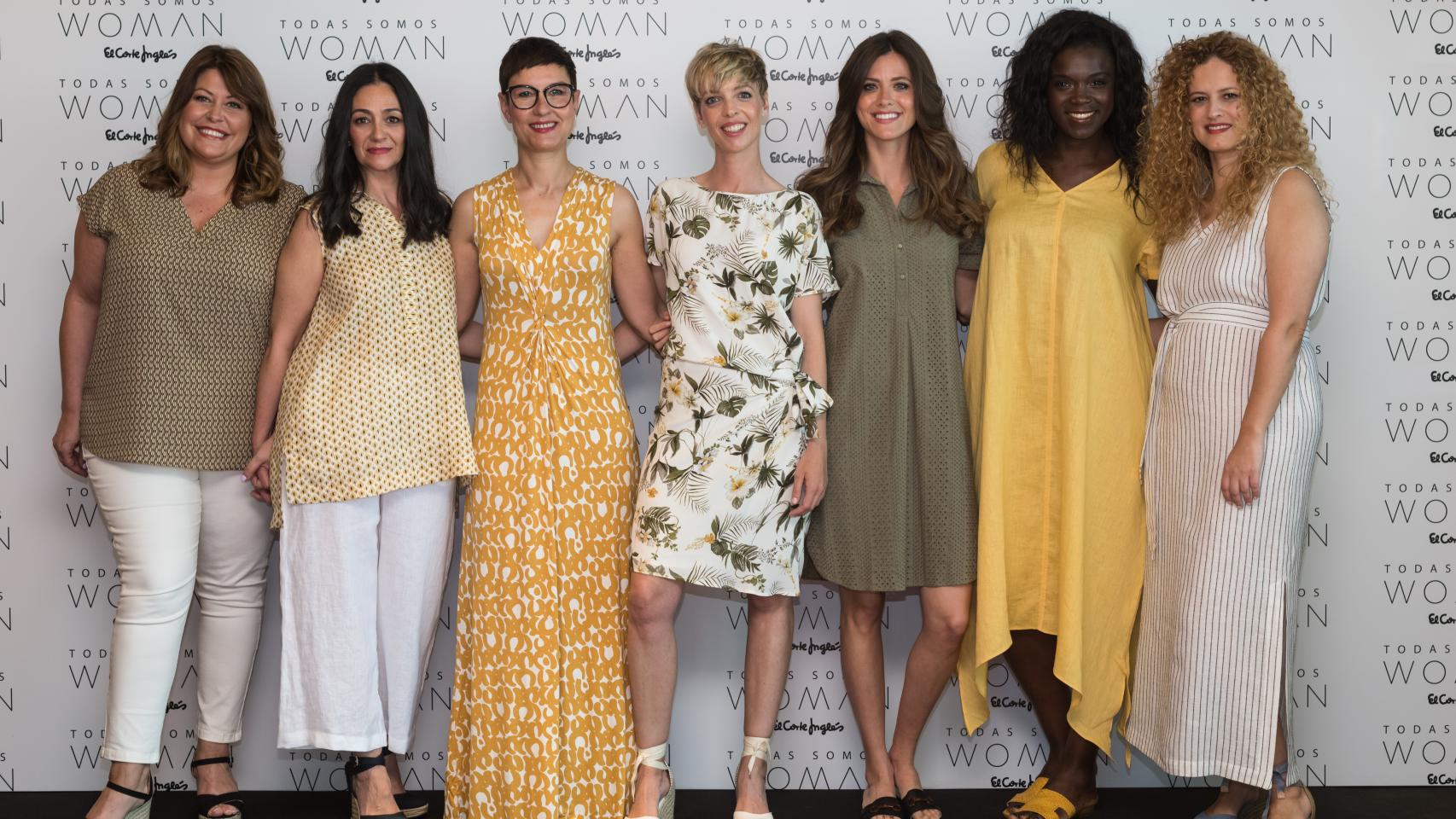 Las protagonistas de la campaña de El Corte Inglés.