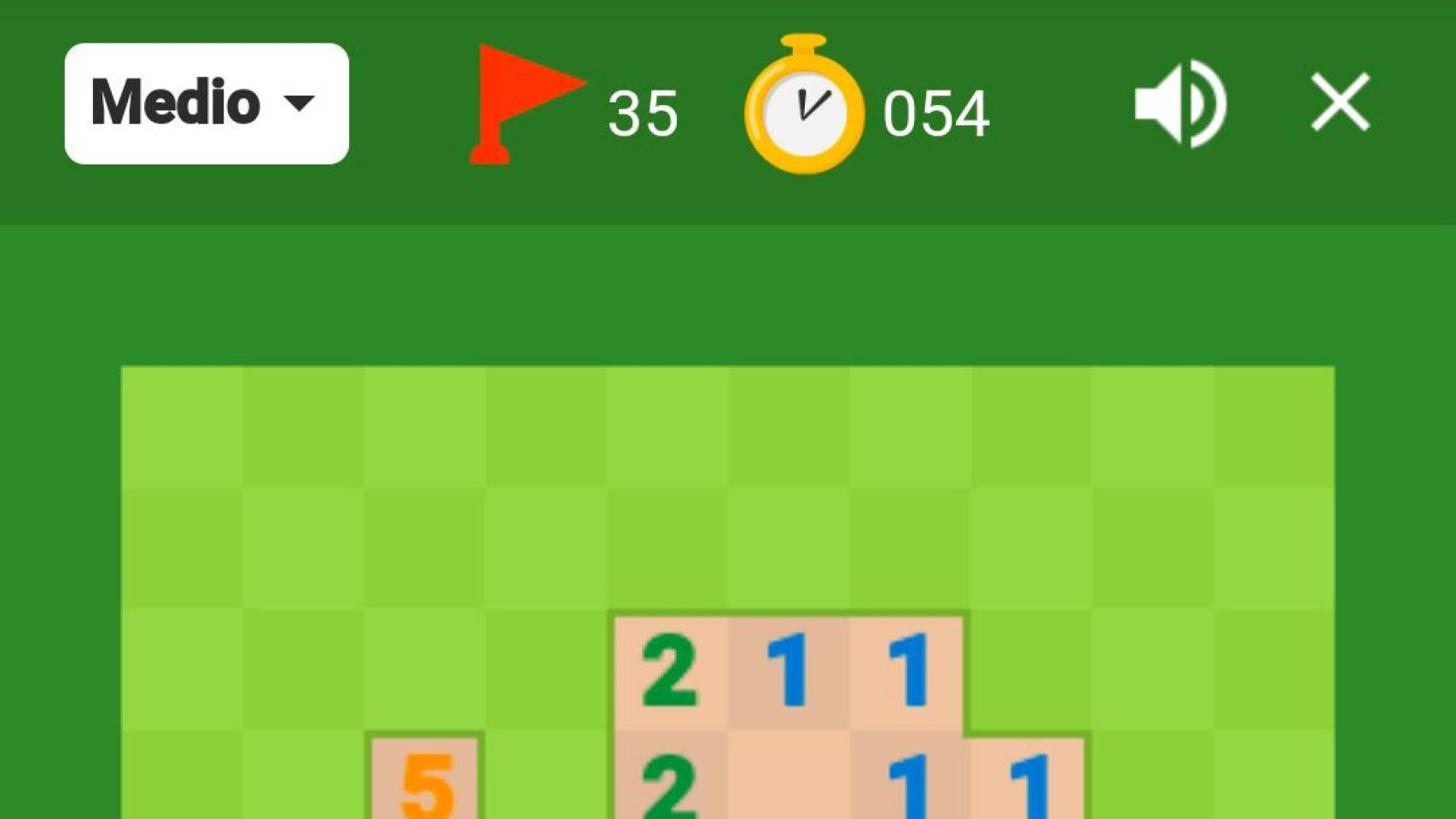 Juega al buscaminas de Google en tu móvil ¡sin instalar nada!