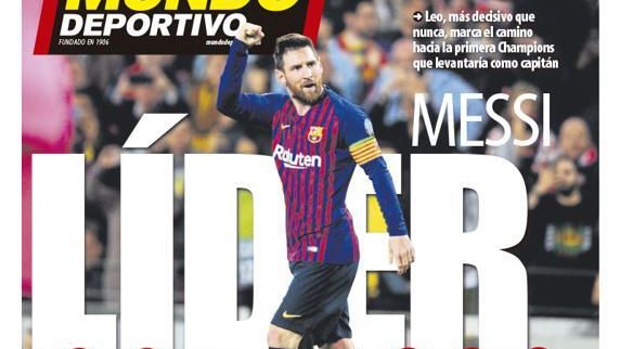 Portada Mundo Deportivo (3/5/2019)