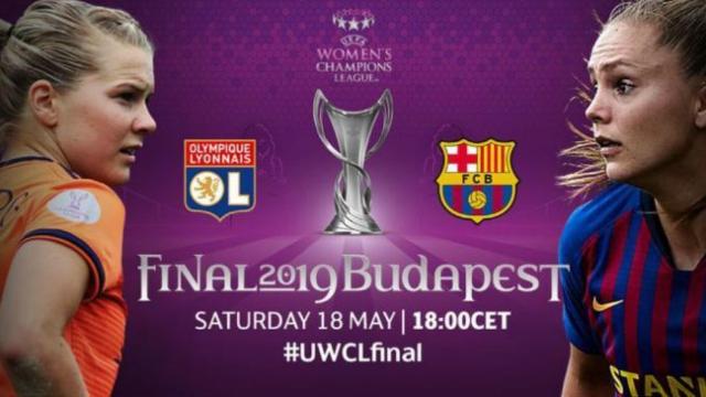 Anuncio de la final de Champions femenina. Foto: www.uefa.com
