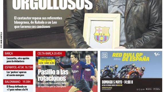 Portada de Mundo Deportivo (4/5/2019)