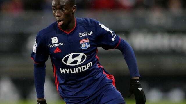 Ferland Mendy, con el Olympique Lyon