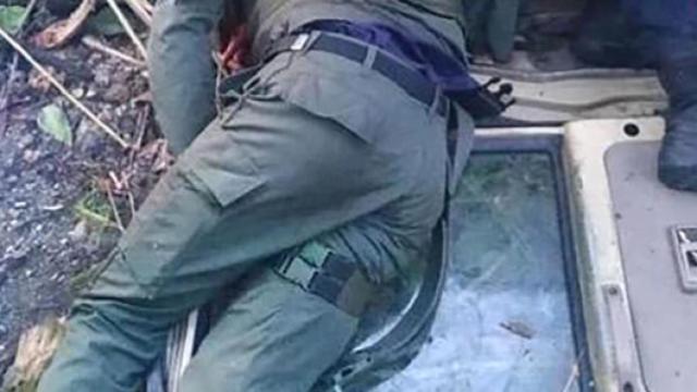 Imagen de uno de los militares asesinados.