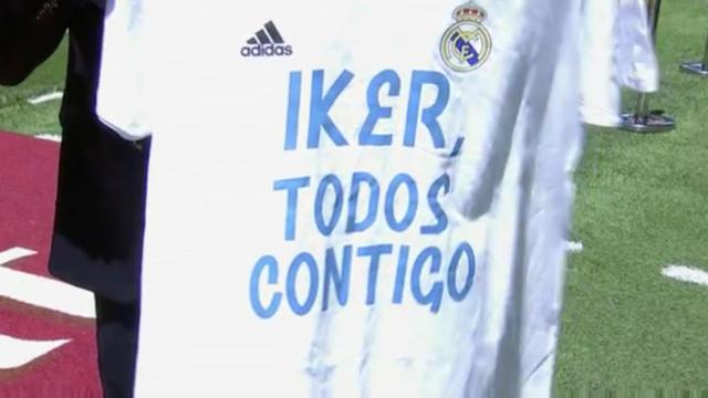 Camiseta homenaje del Real Madrid a Iker Casillas