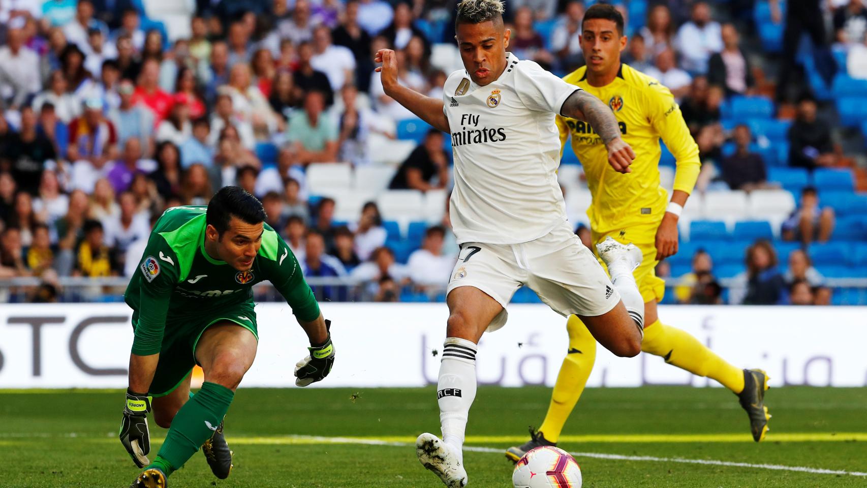 Mariano desaprovecha una ocación para anotar su hat trick ante el Villarreal