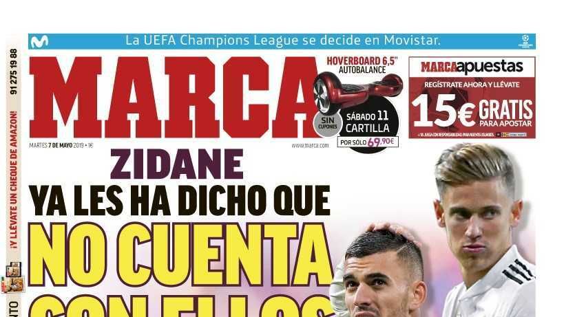 Portada diario MARCA (7/5/2019)
