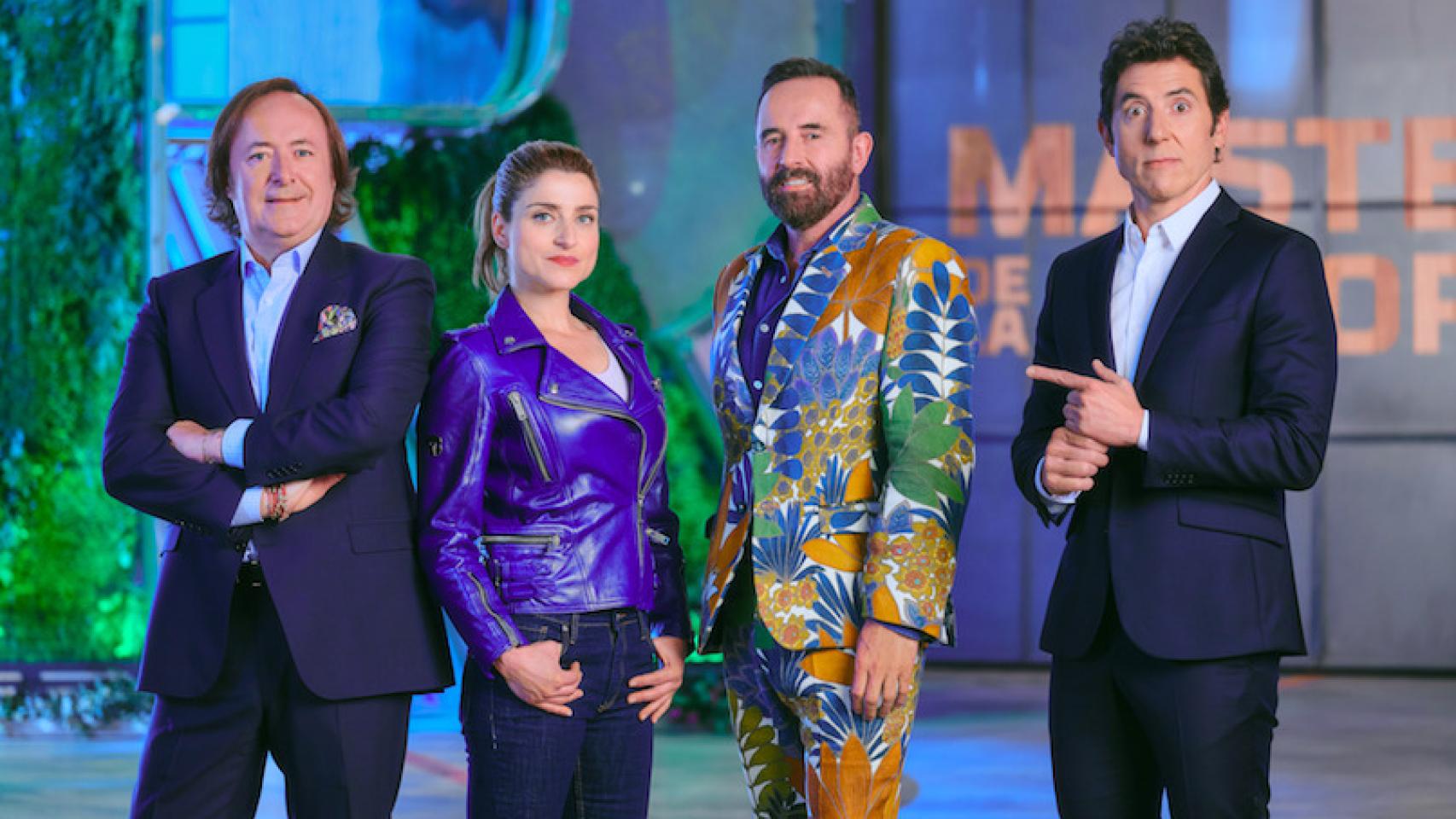 Los jueces y Manel Fuentes. (Roberto Garver)