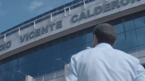 Diego Godín dice adiós al Estadio Vicente Calderón