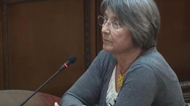 Una de las testigos de la defensa./