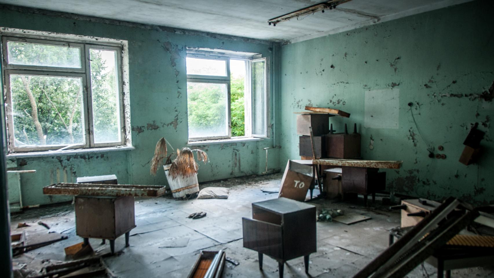 Edificio abandonado en Prypiat