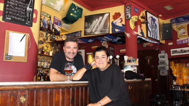 Rafa y Anuska, en el Chaflán.