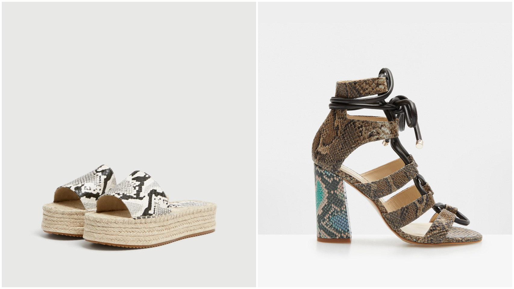 Esta primavera el animal print será el estampado favorito para tus pies