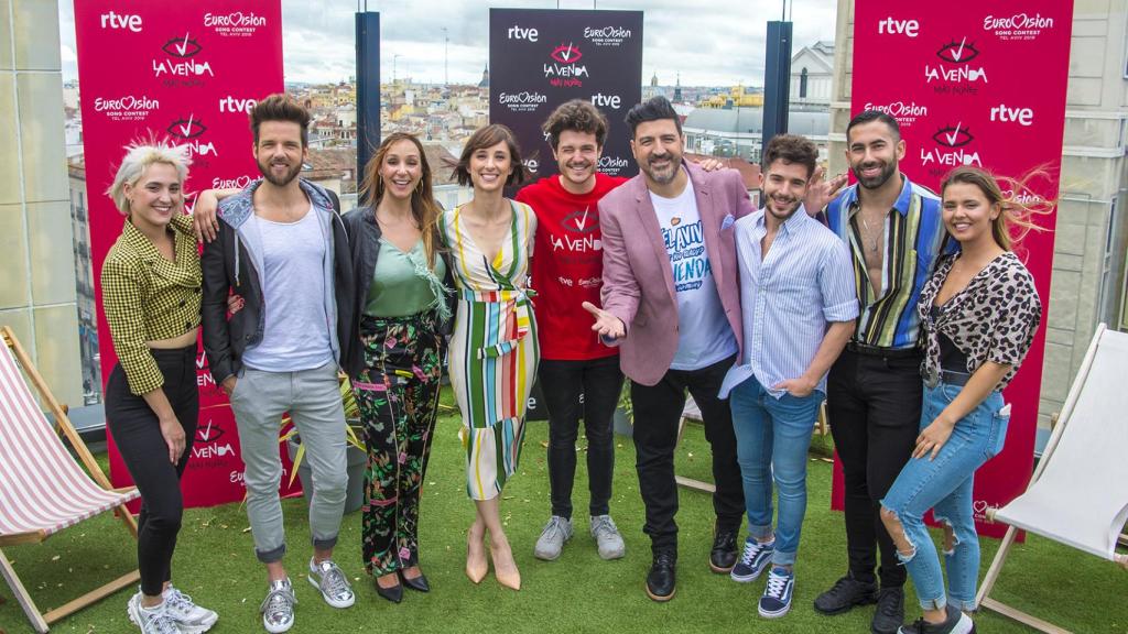 Foto de familia del equipo de Eurovisión 2019.