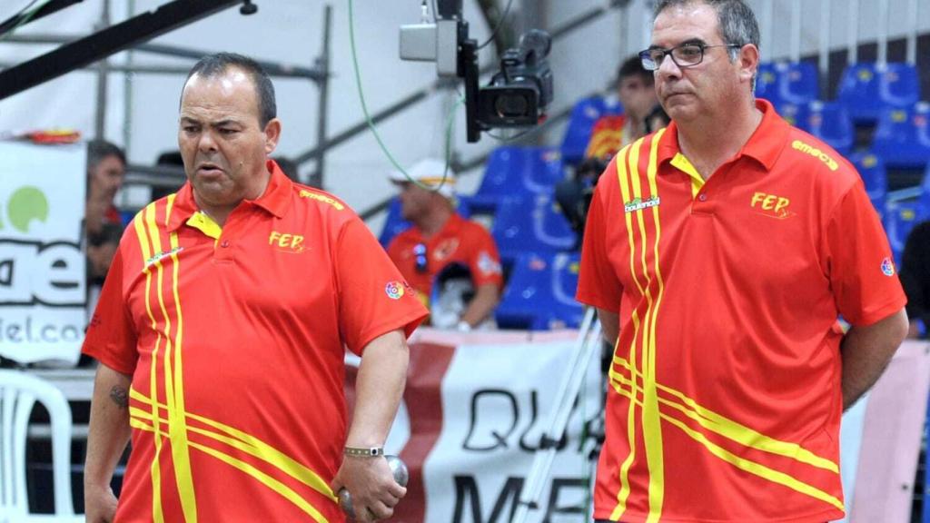 Manuel Romero, jugador de la selección española de petanca