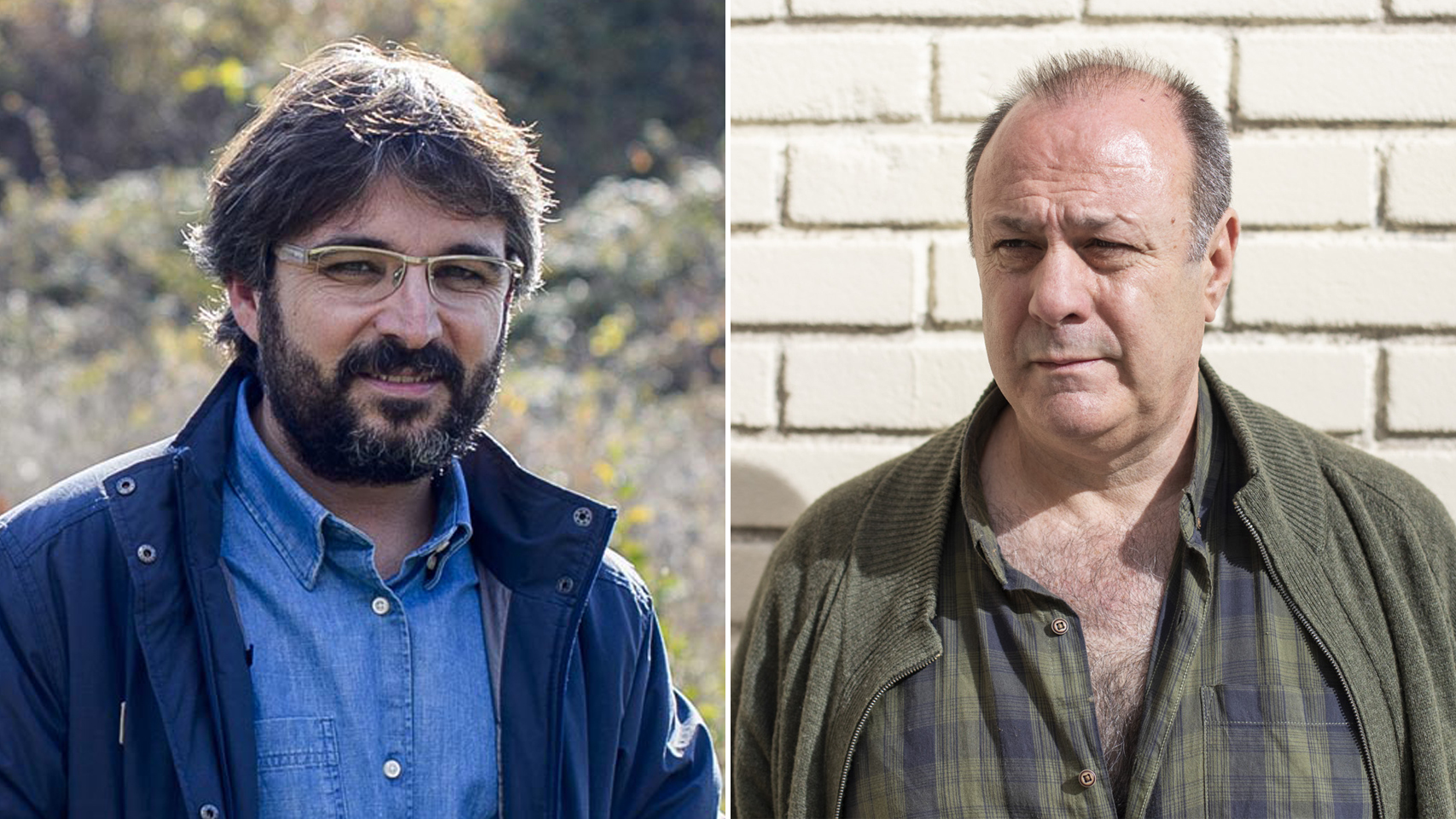 Jordi Évole y Enrique López, presidente de la Asociación Nacional de Narcolepsia.