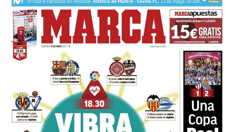 Portada MARCA (12/05/19)