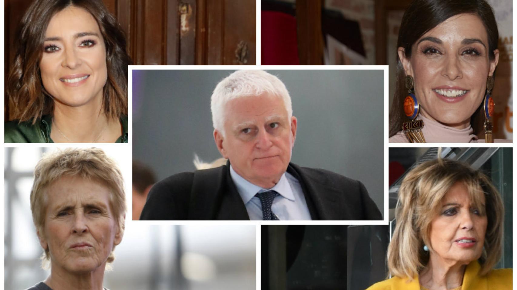 Algunas integrantes del club de las 'maltratadas' por Paolo Vasile en montaje JALEOS.
